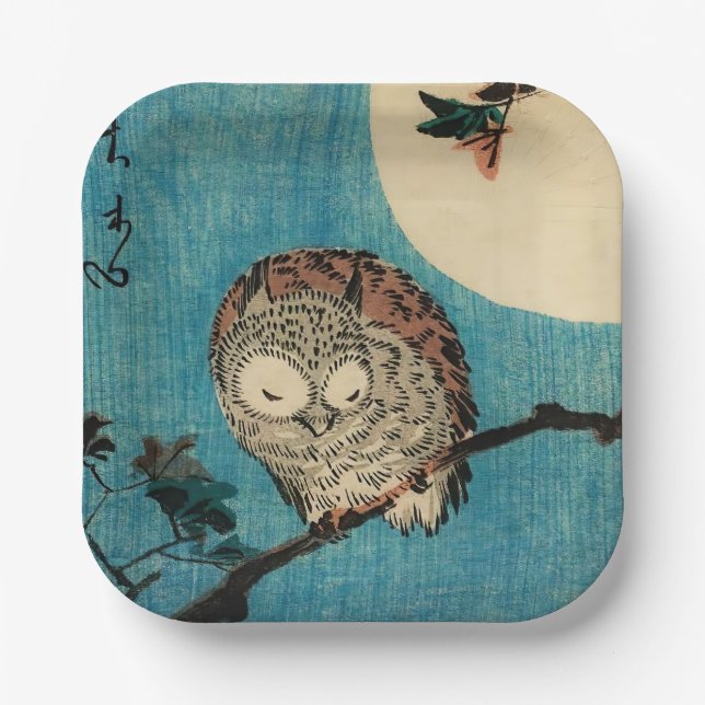 Assiettes En Carton Utagawa Hiroshige (Recto)