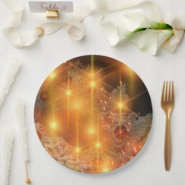 Assiettes En Carton Vacances éblouissantes (Mariage)
