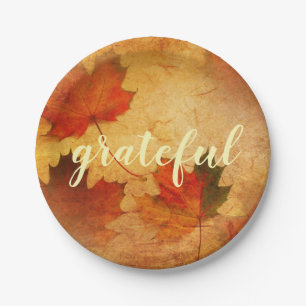 Assiettes En Carton Vacances Thanksgiving Automne