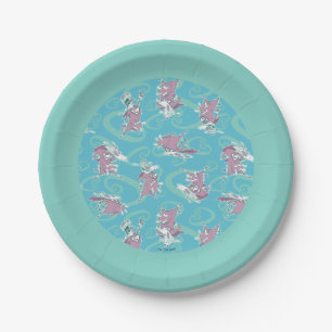Assiettes En Carton Vache et poulet Super Vache Motif