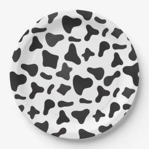 Assiettes En Carton Vache Saint Anniversaire Vache Imprimer Plaques de