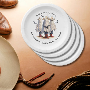 Assiettes En Carton Vachers Fantômes Effrayants Halloween Personnalisé