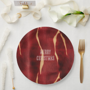 Assiettes En Carton Vachette à crème rouge occidentale