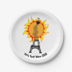 Assiettes En Carton Vague thermique de Paris 2019