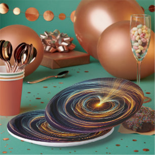 Assiettes En Carton Vagues légères à énergie torride