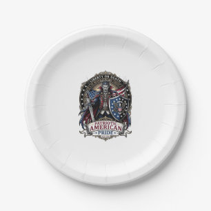 Assiettes En Carton Vampire Patriotique Liberté Seigneur Horreur Monst