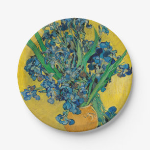 Assiettes En Carton Van Gogh Vase avec l'impressionnisme classique d'I