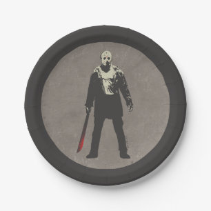 Assiettes En Carton Vendredi 13 Jason Voorhees Caractère Art