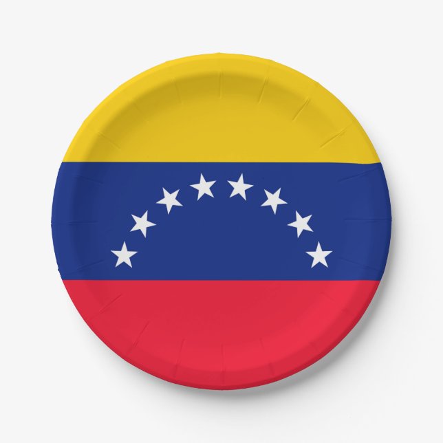 Assiettes En Carton Venezuela (Devant)