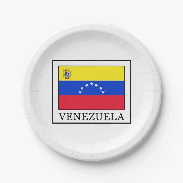 Assiettes En Carton Venezuela (Devant)