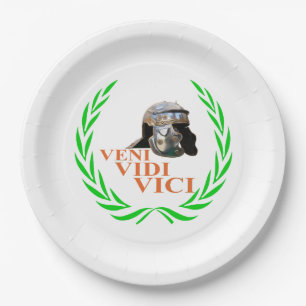 Assiettes En Carton Veni Vidi Vici