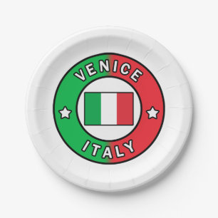 Assiettes En Carton Venise Italie