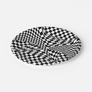 Assiettes En Carton Vérificateurs tordus par Kenneth Yoncich