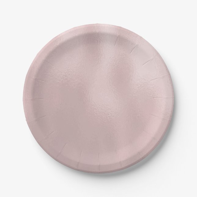 Assiettes En Carton Verre Rose de luxe Texture (Devant)