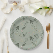 Vert sauge Rose Baies Eucalyptus Noël