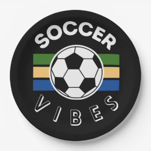 Assiettes En Carton Vibes de football