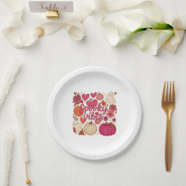 Assiettes En Carton Vibes éffrayantes - Halloween