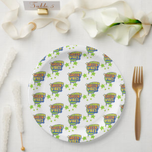 Assiettes En Carton Vibes vertes, Journée Mondiale de l'Environnement,