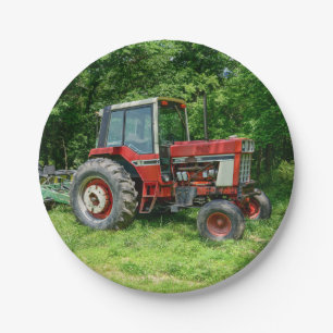 Assiettes En Carton Vieux tracteur international
