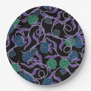 Assiettes En Carton Vigne au Clair de Lune - Collection Mysticool