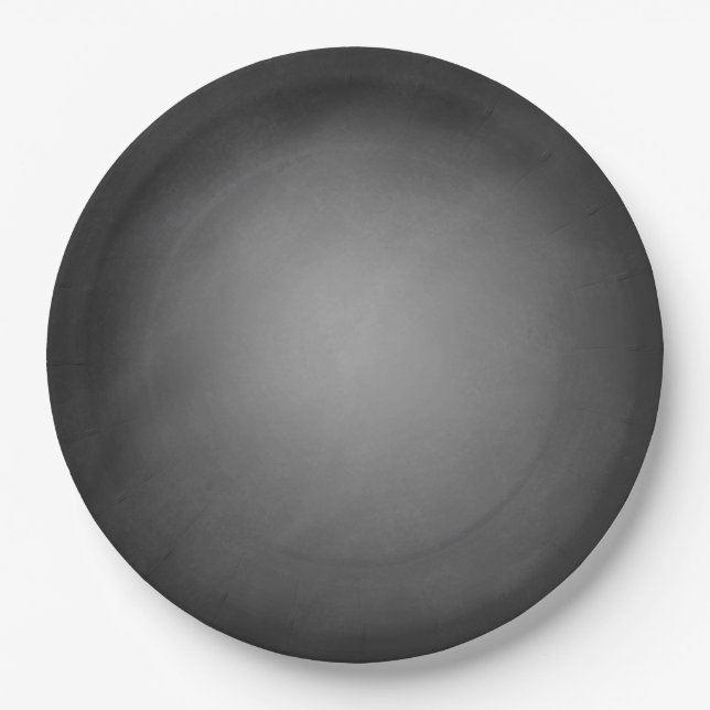 Assiettes En Carton Vignette Chalkboard tendance (Devant)