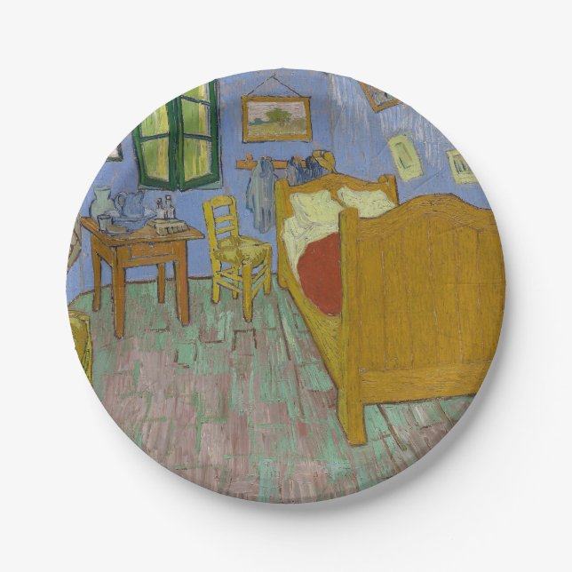 Assiettes En Carton Vincent Van Gogh Bedrome Painting (Devant)