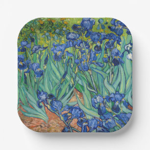 Assiettes En Carton Vincent Van Gogh - Iris