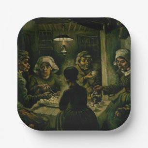 Assiettes En Carton Vincent van Gogh - Les mangeurs de pommes de terre
