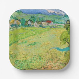 Assiettes En Carton Vincent van Gogh - Vue des Vessenots près d'Auvers