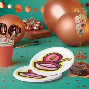 Assiettes En Carton Vintage Cast Iron Griddle Retro Cuisine Art