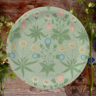 Assiettes En Carton Vintage Daisy - Schéma Floral William Morris