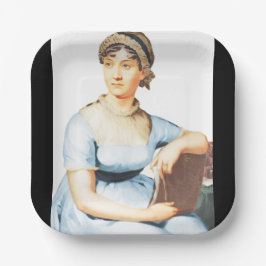 Assiettes En Carton Vintage Jane Austen Paper Plate