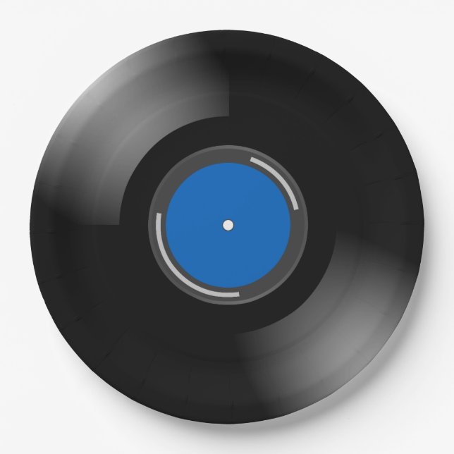 Assiettes En Carton  Vinyl record arrière - plan  (Devant)