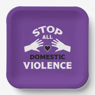 Assiettes En Carton Violence domestique