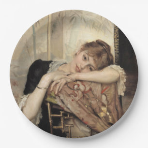 Assiettes En Carton Virginie (La Parisienne) (par Albert Edelfeel)