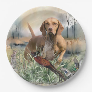 Assiettes En Carton Vizsla, Art