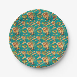 Assiettes En Carton Vous voulez une pizza moi