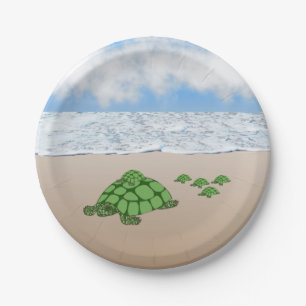 Assiettes En Carton Voyager Famille Terrapin