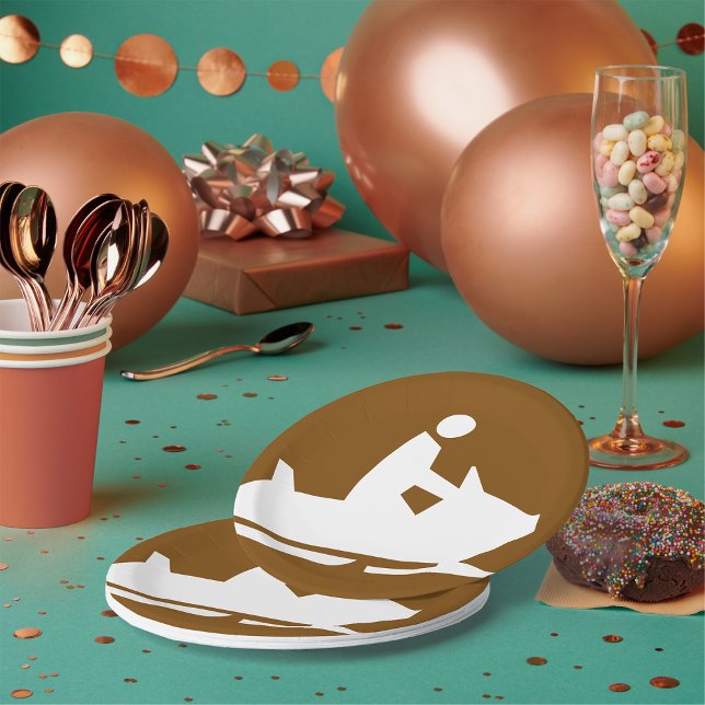 Assiettes En Carton VOYELLE SKI Jet (Créateur téléchargé)