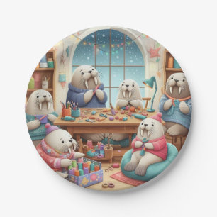 Assiettes En Carton Vrus Crafty Plaques de papier Bash Anniversaire