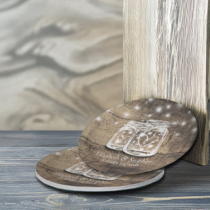 Assiettes En Carton Wedding shower de cordes de pot en bois rustique M