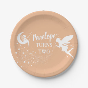 Assiettes En Carton Whimsanted Pastel Fairy Fairy Thème Party
