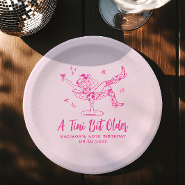 Assiettes En Carton Whimsical A Tini Bit Ancienne Fête D'Anniversaire 