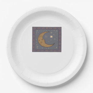 Assiettes En Carton Whimsigoth Moon Classic