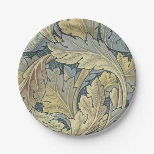 Assiettes En Carton William Morris Acanthus Feuille Floral Art Nouveau