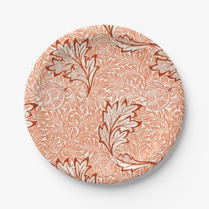 Assiettes En Carton William Morris Botanical Apple Design