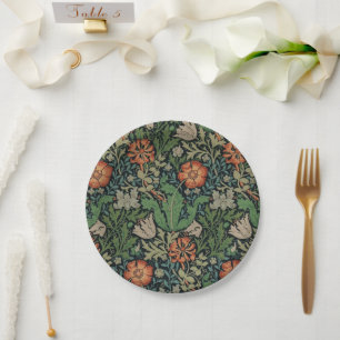 Assiettes En Carton William Morris Compton Fond d'écran classique