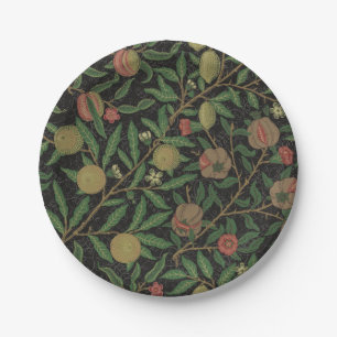 Assiettes En Carton William Morris grenade classique fruits