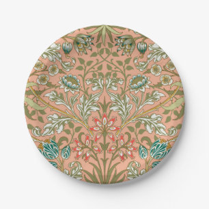 Assiettes En Carton William Morris Hyacinth Flower Rose Art