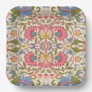 Assiettes En Carton William Morris Lodden Spring Wallpaper Art